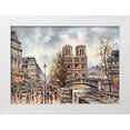 thumbnail image 1 of Bertrand, Yves 32x24 White Modern Wood Framed Museum Art Print Titled - Paris View IV, 1 of 4