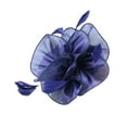 thumbnail image 3 of Chapeau pour Femmes Mariage Fleur Cocktail Maille Plumes Pince à Cheveux Serre-Tête Thé, 3 of 3