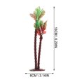 thumbnail image 4 of KAKOWELY 20 piezas de juego de mesa de arena, modelo de árbol de coco, micropaisaje, decoración de planta de coco, 4 of 4