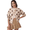 Apricot, variant on Women's Casual Polka Dot Knit Cardigan Crewneck Button Down Long Sleeve Sweater