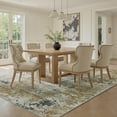thumbnail image 6 of SIXHOME 9'x12' Abstract Area Rugs Modern Soft Washable Rug Neutral Non-Slip Indoor Rug for Living Room Bedroom Dining Room Office Lightweight Foldable Carpet Ideal for High Traffic Areas Dark Brown, 6 of 7