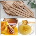 thumbnail image 4 of 10 Pcs Wooden Honey Stick Jam Stirring Sticks Honey Stir Sticks Coffe Syrup Mixing Sticks Portable Honey Stirrers, 4 of 6