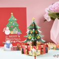 thumbnail image 3 of Tarjetas 3D de Papá Noel, tarjetas de felicitación de Navidad, invitaciones de fiesta, regalos de Año Nuevo, tarjeta de felicitación, regalos de aniversario, postal, 3 of 4