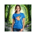 thumbnail image 1 of Playera CapyHada – La Capybara Más Mágica del Bosque Ropa Fashion Para Mujer Color Aqua Talla Chica Marca Emil SaEs, 1 of 4