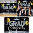 thumbnail image 2 of Decorative Flags, Congratulations Class of 2025 Sign Banner Door Cover Graduation Decorations Large Front Door Porch Sign Indoor Outdoor Photo Booth Props, Flags_ Banners & Accessories, 2 of 8