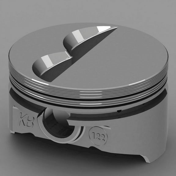 Kb Performance Pistons SBC Flat Top Piston Set 4.040 Bore -7cc