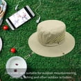thumbnail image 3 of Sombrero de cubo,Sombrero de cubo para mujer Sombrero para el sol Sombrero de senderismo Aspecto llamativo, 3 of 7
