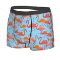 thumbnail image 5 of Goofa Flamingo Printed Men's Boxer Briefs Underwear, Moisture-Wicking Underwear, Trunk,Soft and Breathable Cotton Underwear-Large, 5 of 9