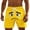 06-Yellow, variant on ibiyuan 3d Cartoon Smile Face Mens Swim Trunks Elastic Waist Mens Bathing Suits Lightweight Drawstring Waist Beach Pool Vacation Swimwear Sports Vacation Shorts