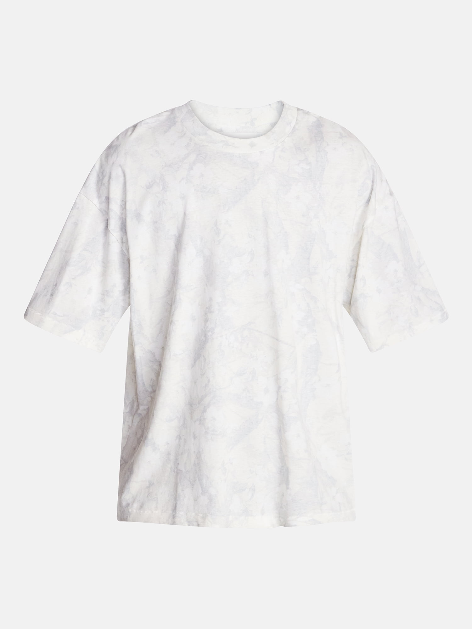 No Boundaries Men's Oversized Boxy Tee Shirt with Short Sleeves, XS-4XLT