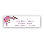 Spring Blooms Personalized Address Label