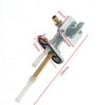 thumbnail image 3 of Interruptor de válvu de purga de gas de para motocicleta Baoblaze Interruptor de válvula de llave de gas de combustible, 3 of 6