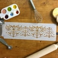 thumbnail image 2 of Elegant Damask Cake Side Stencil C1046 by Designer Stencils, 2 of 4