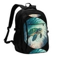 thumbnail image 1 of Fotbe Watercolor Turtle5 Mochila con Estampado y Puerto USB para Hombre y Mujer, Mochila Antirrobo, Mochila de Viaje, Mochila Escolar, Mochila Universitaria, 1 of 7