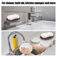 thumbnail image 2 of Jabonera Unique Bargains para mantener el jabón seco 2 en 1, protector de jabón y cepillo para baño, cocina, silicona marrón con cerdas, 2 of 7