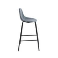 thumbnail image 5 of Porthos Home Theo Counter Stools, PU Leather Upholstery, Iron Legs (Set of 2), 5 of 8