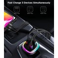 TRAHOO66W USB C Car Charger, [All Metal] 2PD + QC3.0 USB Car Cigarette