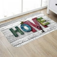 thumbnail image 1 of AMERTEER Runner Rugs with Rubber Backing Non Slip Absorbent Resist Dirt Entrance Rug Soft Area Rug Thickened Flannel Area Rug Nursery Rug Bedroom Living Room Home Kitchen Hallway Laundry, 1 of 7