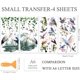 thumbnail image 2 of 4 Sheets 4 Styles PVC Waterproof Decorative Stickers Self Adhesive Decals for Furniture Decoration Bird 300x150mm 4pcs/set, 2 of 9