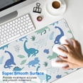 thumbnail image 4 of Long Mouse Pads for Desk,Blue Toned Dinosaur Pattern Desk Mats on Top Of Desks, Desk Mouse Pad Extra Large with 3mm Non-Slip Base and Stitched Edge for Gaming,Office,Work,Home 31.5"x11.8", 4 of 6