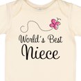 thumbnail image 4 of Inktastic Worlds Best Niece Girls Baby Bodysuit, 4 of 5