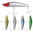 thumbnail image 1 of Neinkie 8.5cm/12g Fishing Lure Simulated Vivid Skin Bright Color 3D Fisheyes Sharp Treble Hook Fish Attraction Streamlined Long Casting Slow Sinking Pencil Artificial Bait Fishing Gear, 1 of 7
