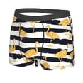 thumbnail image 5 of Goofa Gold Flamingo Printed Men's Boxer Briefs Underwear, Moisture-Wicking Underwear, Trunk,Soft and Breathable Cotton Underwear-, 5 of 9