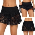thumbnail image 2 of Soidarity de natación de encaje de verano Sólido Transpirable Buena elasticidad Bragas triangulares incorporadas Traje de baño ligero en forma de Deportes acuáticos Negro METRO Soidarity OD020842-02B, 2 of 6