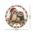 thumbnail image 6 of Clearance! Christmas Pearl Diamond Art Hanging Ornament Kit, Christmas Pearls Beads Art Craft, DIY Christmas Pearls Painting Kit for Home Wall Decor, Owls, 6 of 8