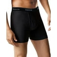 thumbnail image 2 of Hanes Ultimate 5 Packs For Men FreshIQ Boxer Briefs with ComfortFlex Waistband, Full-black , Large, 2 of 2