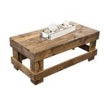 thumbnail image 3 of del Hutson Designs Landmark Pine Farmhouse Coffee Table, Dark Walnut, 3 of 9