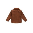 thumbnail image 3 of Gureui Toddler Baby Boys Girls Corduroy Jacket Kids Button Down Long Sleeve Shirt Fall Winter Coats Tops Outwear, 3 of 6