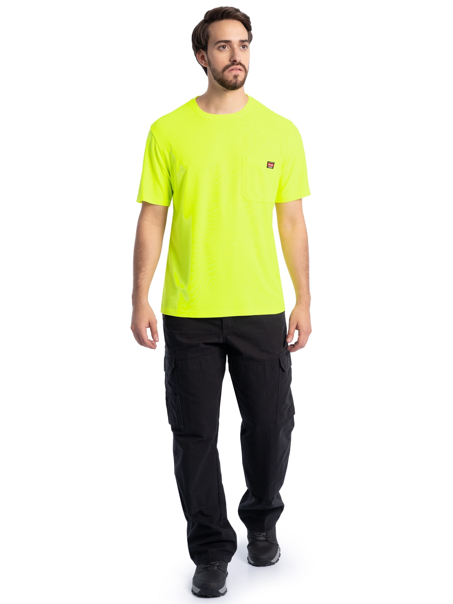Wrangler Workwear Men's Short Sleeve UPF40 Performance Tee, Size S-3XL and XLT-2XLT
