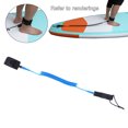thumbnail image 4 of Correa de tabla de surf, 10 pies de largo 7mm de espesor doble de acero inoxidable Anti enredo giratorio surf correa de tobillo accesorios de cuerda - Azul Baoblaze Correa de tobillo de surf, 4 of 8
