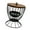 0339 black with cove, variant on JZROCKER Elegant Coffee Pods Stand With Lid Coffee Holder Display Stand Basket Sturdy Shelves Coffee Storage Rack