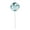Teal/White, variant on Vickerman 17" Teal-White Candy Lollipop Christmas Ornament