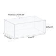 thumbnail image 2 of Acrylic Display Case Plastic Box Cube Storage Box Transparent Assemble Showcase 41x31x20.5cm for Collectibles, 2 of 6