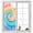 Multicolor, variant on Colorful Tie Dye Window Privacy Film, Rainbow Ombre Abstract Pattern Art Static Cling UV Sun Blocking Heat Control Window Tint Day and Night, Non-Adhesive One Way Windows Privacy Cover 23.6''x59''