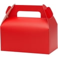 thumbnail image 1 of Cajas para regalos para fiestas UnicoPak Red Gable, 30 unidades, 1 of 7