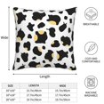 thumbnail image 2 of Multi-Size Linen Sofa Pillow Cover Invisible Zipper Open And Close Strong Use For Sofa Chair Garden Sofa Car Simple Cow Print Pattern1_2 16"X16", 2 of 8