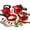 Red, variant on Pyaiiner 20PCS Play Kitchen Accessories Toy with Cookware Boiling Kettle Frying Pan Pressure Cooker Fake Vegetables Role Playing Fun Birthday Christmas Gift