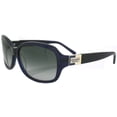 thumbnail image 2 of Kate Spade Plastic Womens Rectangle Sunglasses Navy 60mm Adult, 2 of 2