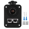 thumbnail image 2 of Dual Outlet Charging Panel, Durable Car  Socket Black ABS Waterproof  for Yacht for Motorcycle for Tractor, 2 of 7