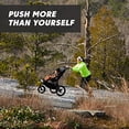 thumbnail image 3 of Cochecito para correr Baby Jogger Summit X3 - 2016 | Neumáticos de caucho llenos de aire | Suspensión en las cuatro ruedas | Cochecito para correr Quick Fold, negro/gris, 3 of 5