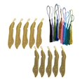 thumbnail image 2 of 10 Piezas Marcador de Plumas con 12 borlas de seda Sunnimix, 2 of 8
