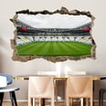 thumbnail image 1 of Adhesivos de pared 3D con diseño de estadio de fútbol, 40 x 60 cm, PVC, 1 of 3