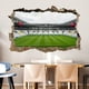 thumbnail image 1 of Adhesivos de pared 3D con diseño de estadio de fútbol, 40 x 60 cm, PVC, 1 of 3