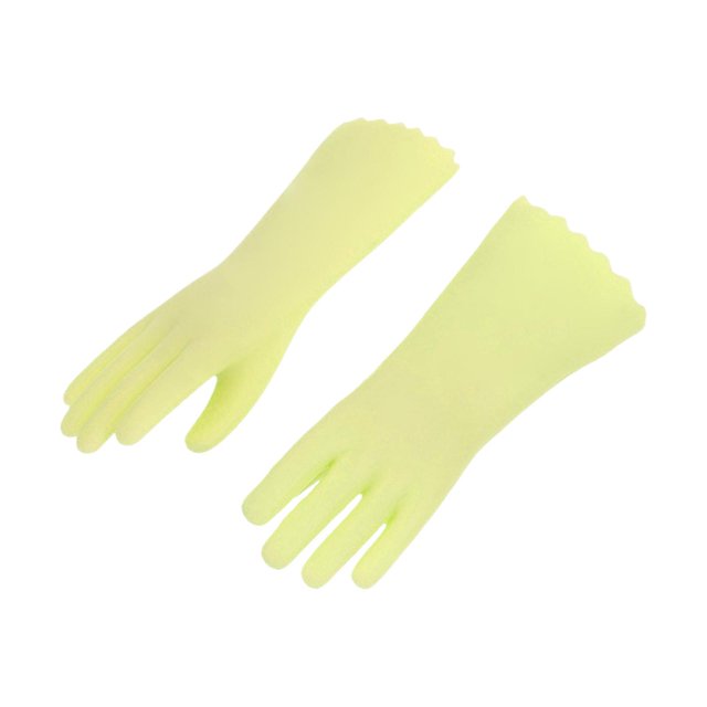 Guantes de cocina para casa de muñecas Baoblaze 1/12 accesorios decoración utensilios de cocina 3,5 cm Verde