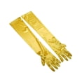 thumbnail image 1 of Sonducket 1 par de guantes portátiles decorativos transpirables de Color sólido de manga larga para disfraz de Cosplay, guantes para niñas y mujeres, Disfraces de disfraces Amarillo brillante Sonducket AP013260-15, 1 of 5