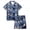 Z20-Blue, variant on Weebloom Halloween Kids Pajamas Teen Girls Short Sleeve Button Down Shirt And Shorts Set With Pockets Tween Sleepwear Nightwear Pjs Loungewear Red 12-13 Years